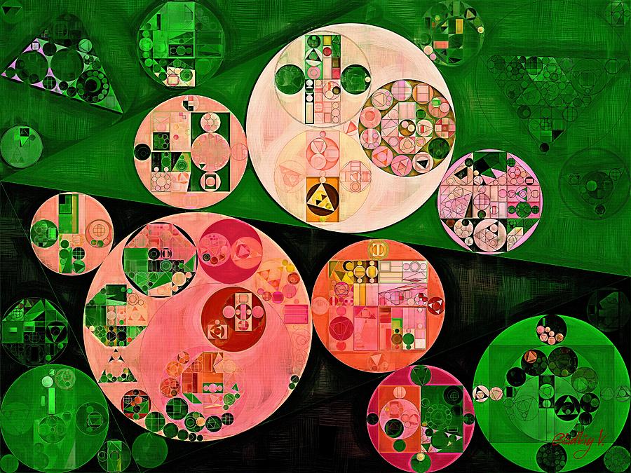 Abstract painting - Tonys pink #1 Digital Art by Vitaliy Gladkiy