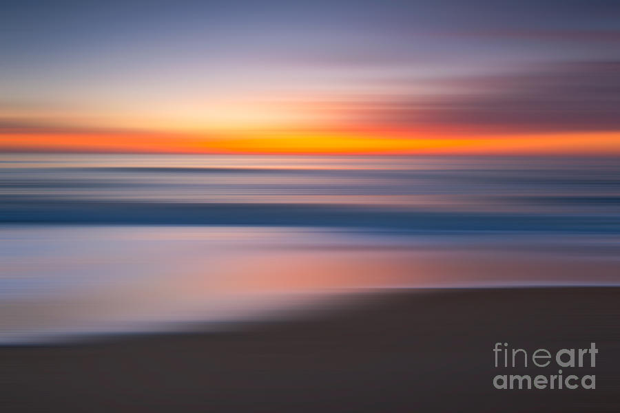 Abstract Seascape Sunrise #1 Photograph by Michael Ver Sprill