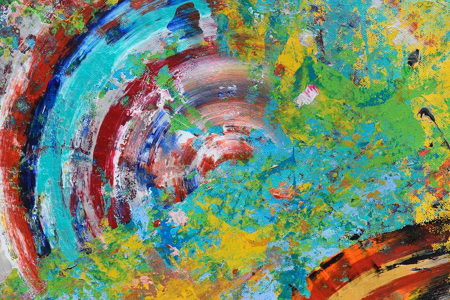 Abstract spin #1 Painting by Sumit Mehndiratta