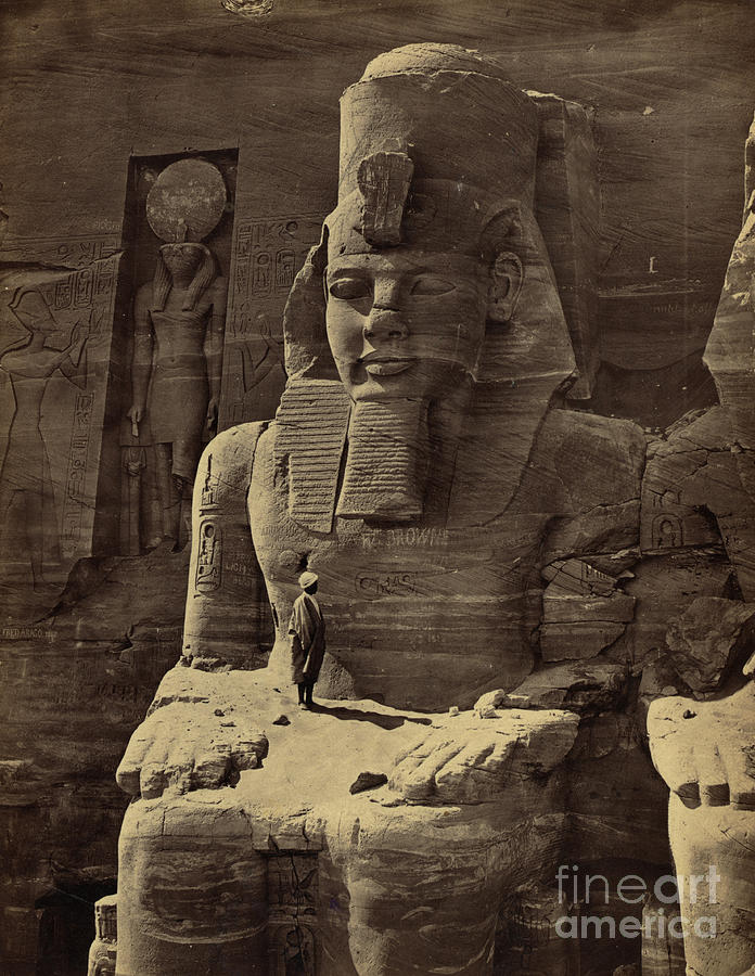 Abu Simbel Temple, 1850s #1 Photograph by Science Source