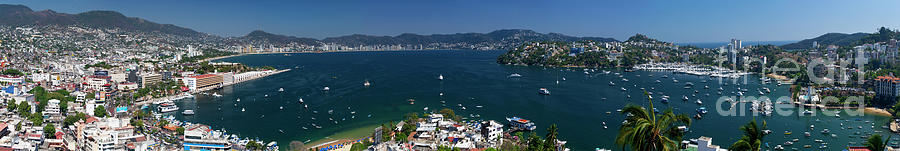 Acapulco Bay - Panoramic #2 Photograph by Anthony Totah