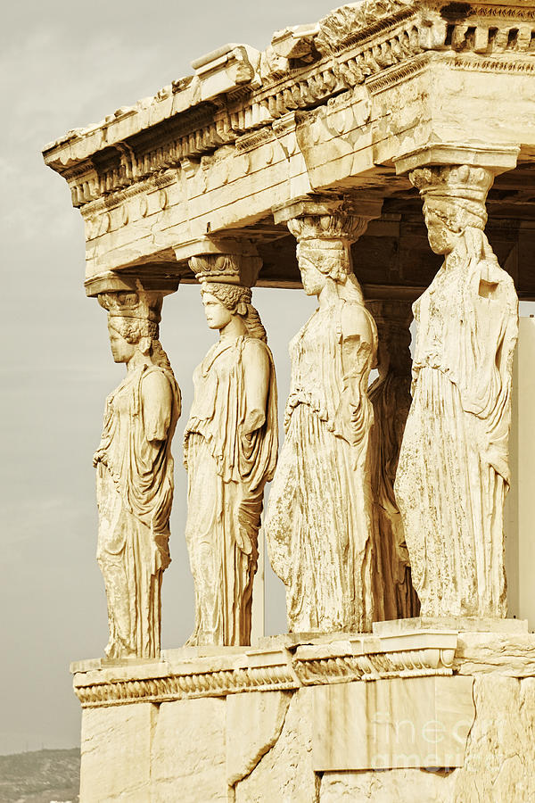 Greek Photograph - Acropolis of Athens #1 by HD Connelly