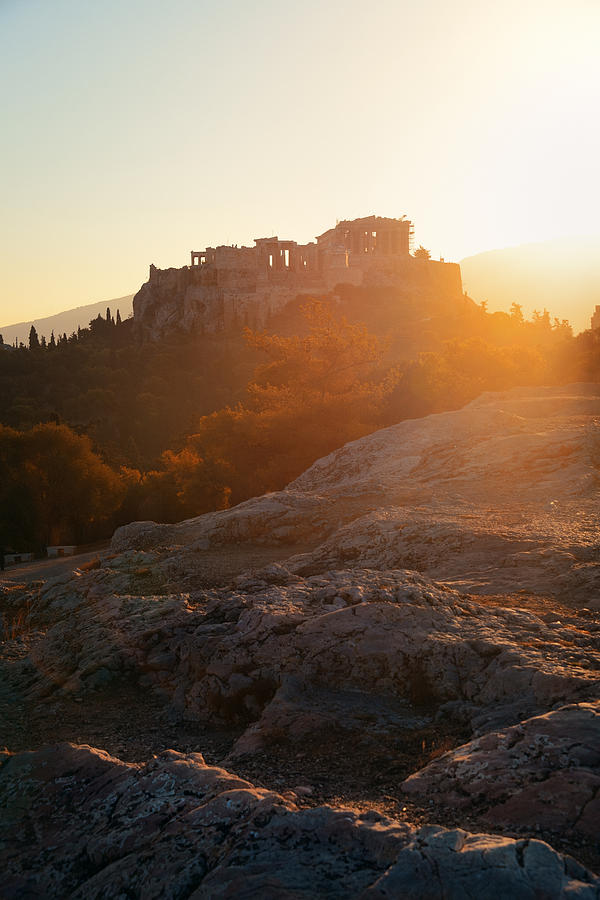 Acropolis sunrise #1 Photograph by Songquan Deng