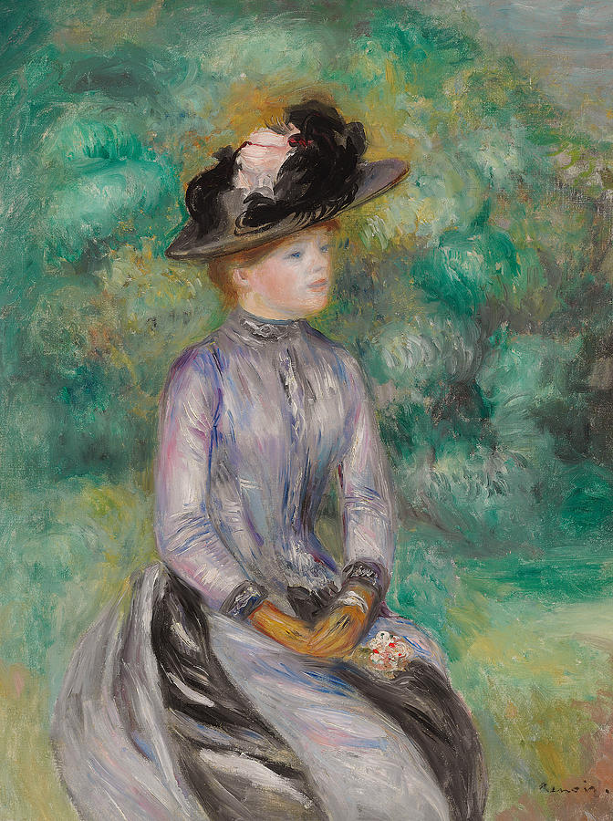 Adrienne Painting by Pierre Auguste Renoir - Fine Art America