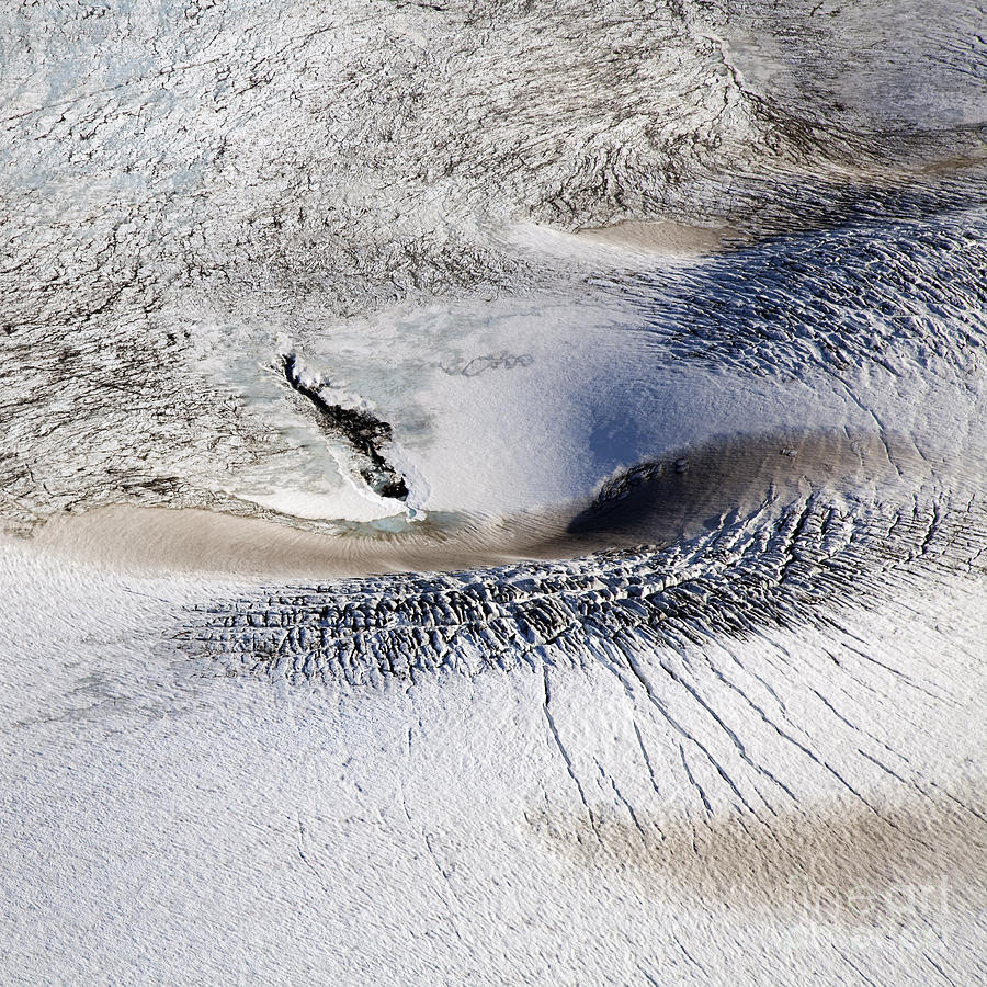 Aerial photo Langjokull iceland #1 Photograph by Gunnar Orn Arnason