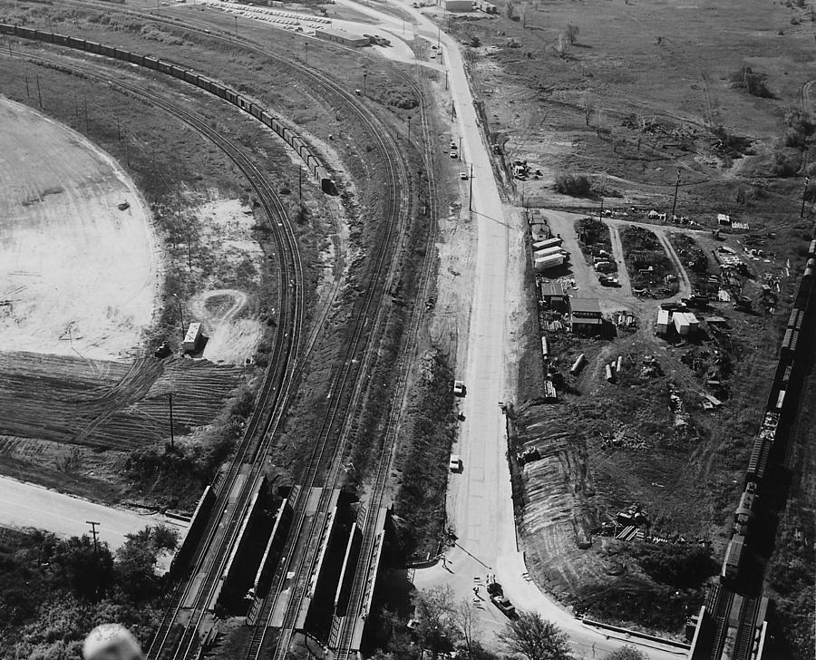 Aerial Shot of Proviso Train Yard #1 Photograph by Chicago and North Western Historical Society