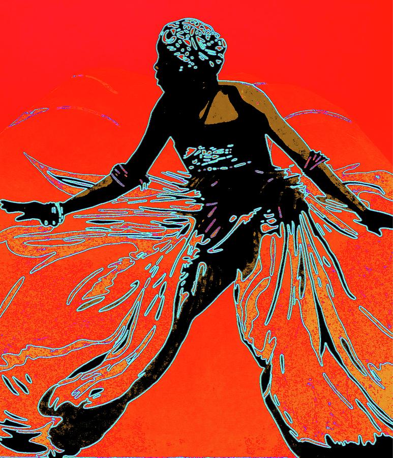 African dancer Digital Art by Irene Jonker
