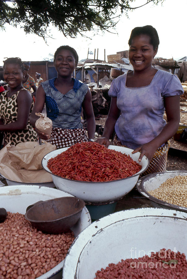 African Market #1 Photograph by Erik Falkensteen
