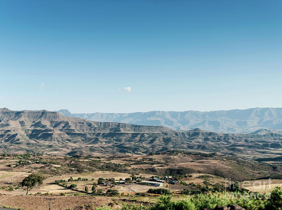 African Rural Northern Ethiopia Mountain And Countryside Lansdca #1 Photograph by JM Travel Photography