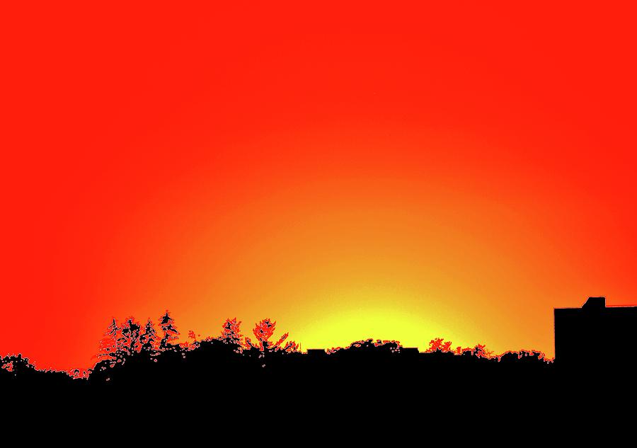 After Sunset Two  #1 Digital Art by Lyle Crump