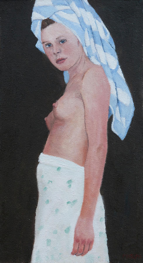 After The Bath #1 Painting by Masami Iida