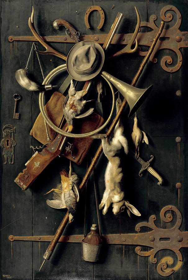 Still Life Painting - After the Hunt #1 by William Michael Harnett