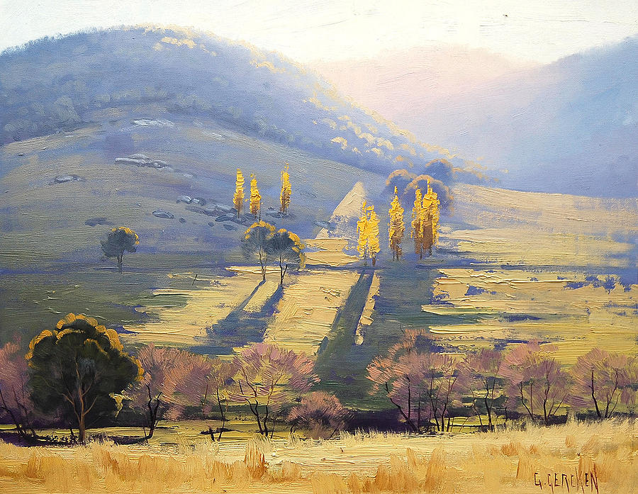 Fall Painting - Afternoon Glow #1 by Graham Gercken