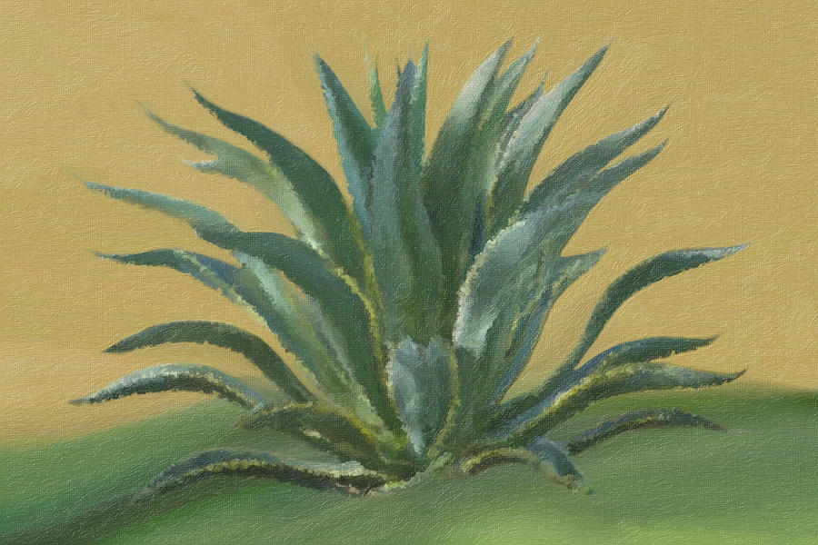 Agave #2 Painting by DiDesigns Graphics
