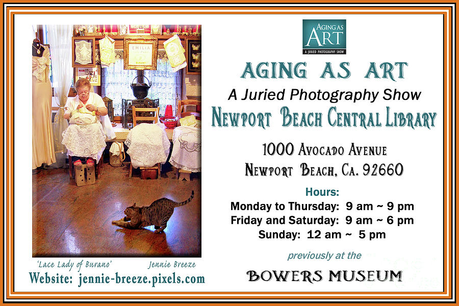 Aging As Art Exhibit #1 Photograph by Jennie Breeze