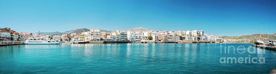 Agios Nikolaos Panorama #1 Photograph by Antony McAulay