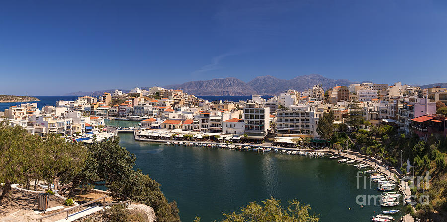 Greek Photograph - Agios Nikolaos panorama #1 by Sophie McAulay