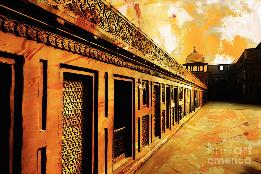Agra Fort #1 Painting by Gull G