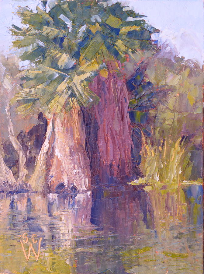 Agua Caliente #1 Painting by Susan Woodward