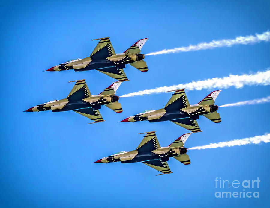 Air Force Thunderbirds #1 Photograph by Nick Zelinsky Jr