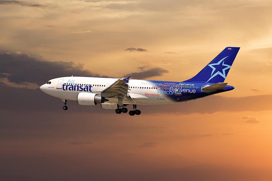 Air Transat Photograph - Air Transat by Smart Aviation Air Transat Photograph - Air Transat by Smart Aviation
