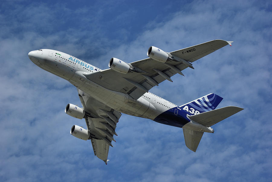 Airbus A380 #3 Photograph by Tim Beach