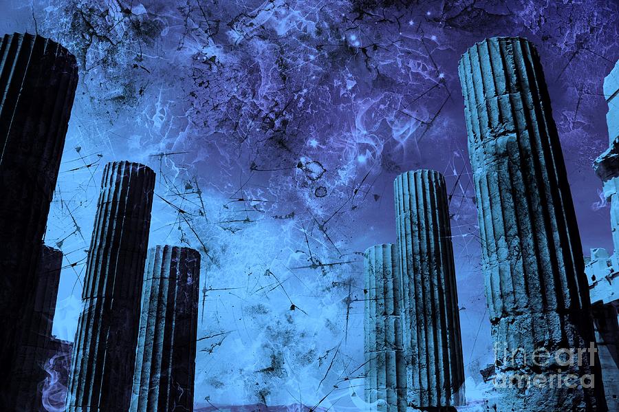 Akropolis Columns #1 Digital Art by Marina McLain