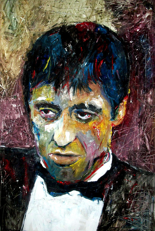 Scarface Painting - Al Pacino - Tony Montana - Scarface #1 by Marcelo Neira