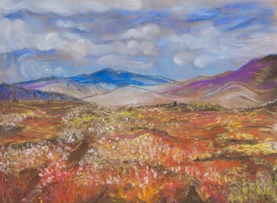 Alaskan Meadow Pastel by Betsy Carlson Cross
