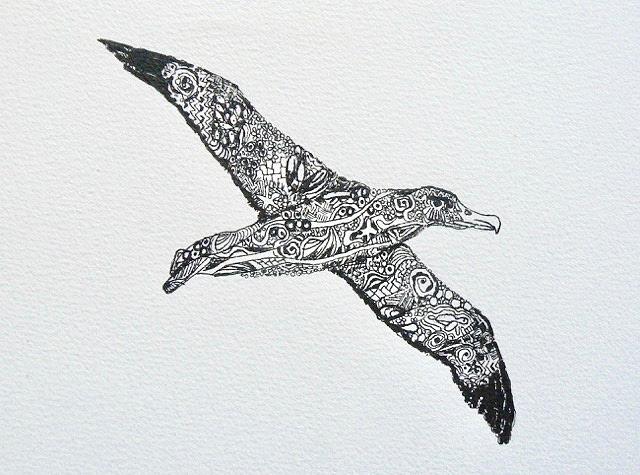 Albatross #2 Painting by Yvonne Ankerman