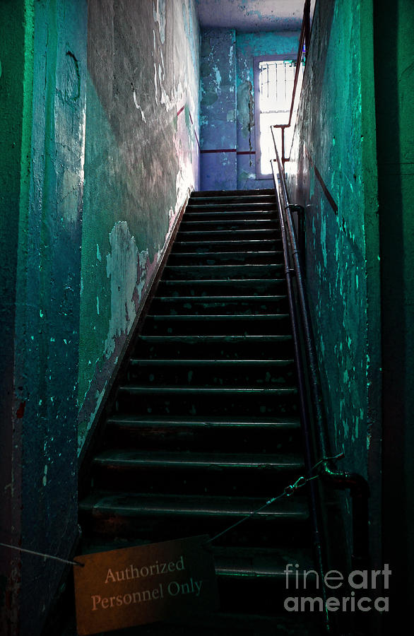Alcatraz Hospital Stairs #2 Photograph by RicardMN Photography