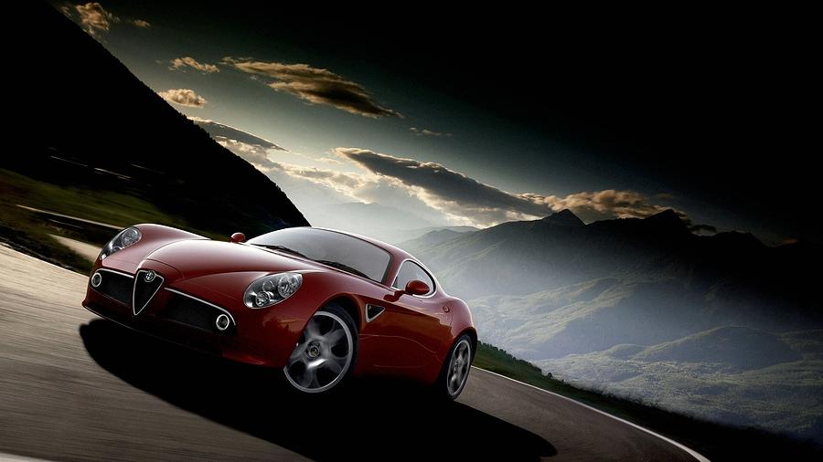 Transportation Photograph - Alfa Romeo 8C Competizione #1 by Mariel Mcmeeking