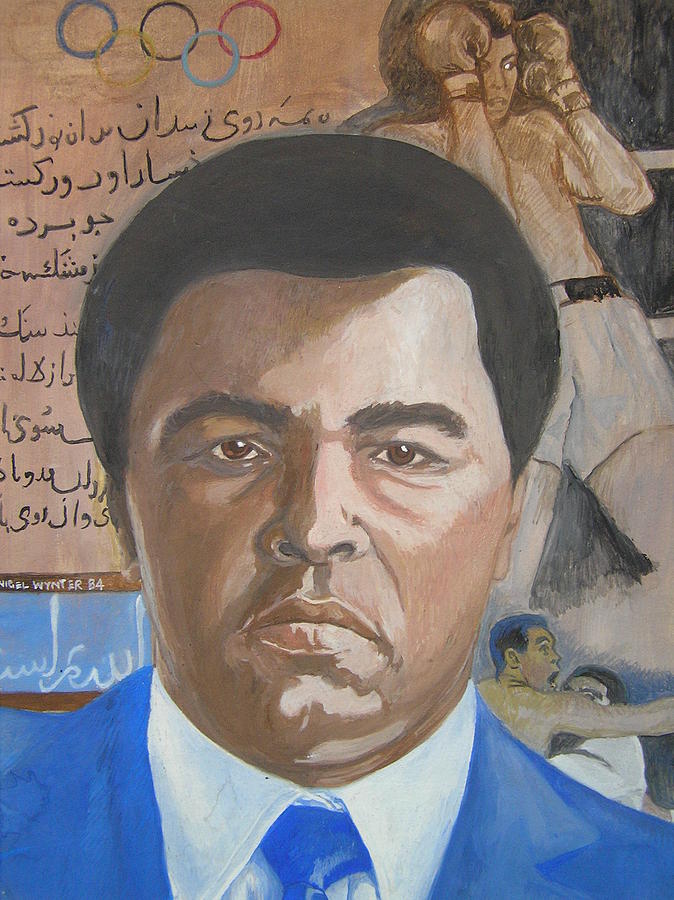 Ali Painting - Ali by Nigel Wynter