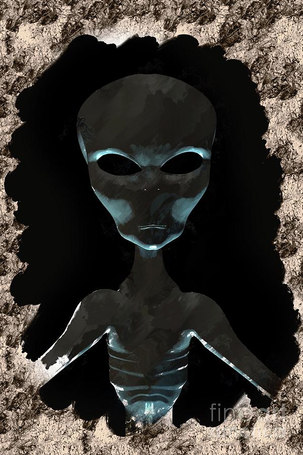 Alien Portrait Painting