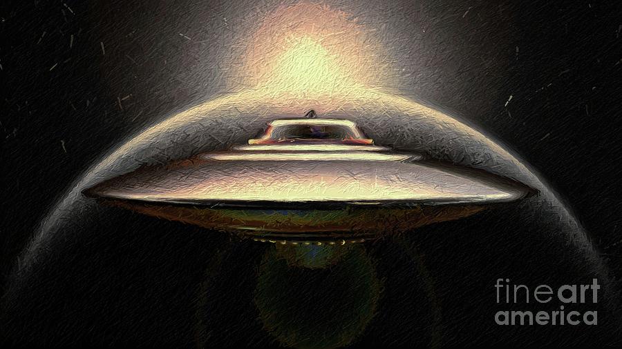 Aliens Rising By Raphael Terra Painting
