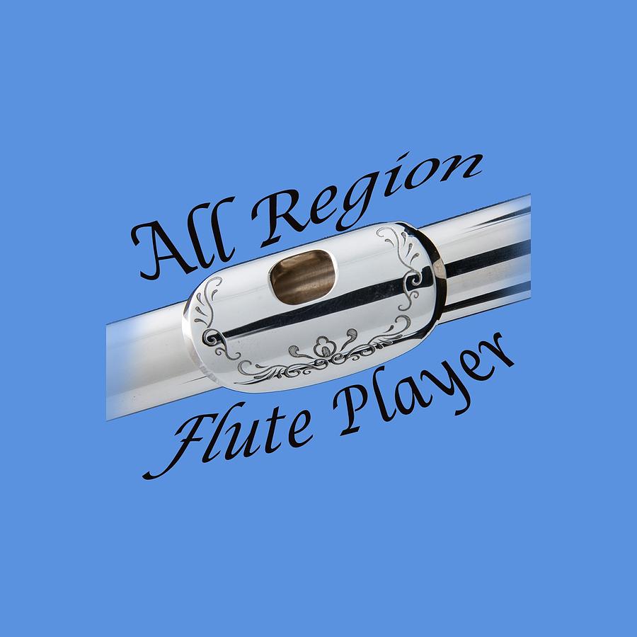 Music Photograph - All Region Flute Player #1 by M K Miller