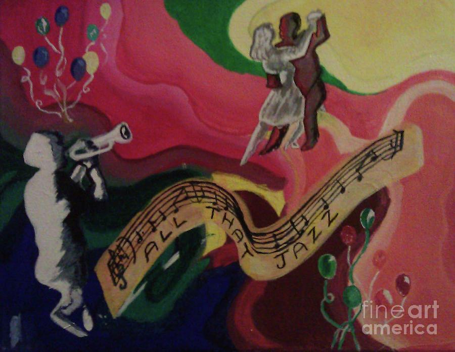 All That Jazz Painting by Burma Brown