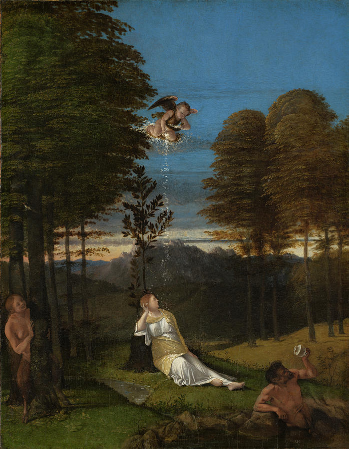 Allegory Of Chastity #1 Painting by Lorenzo Lotto