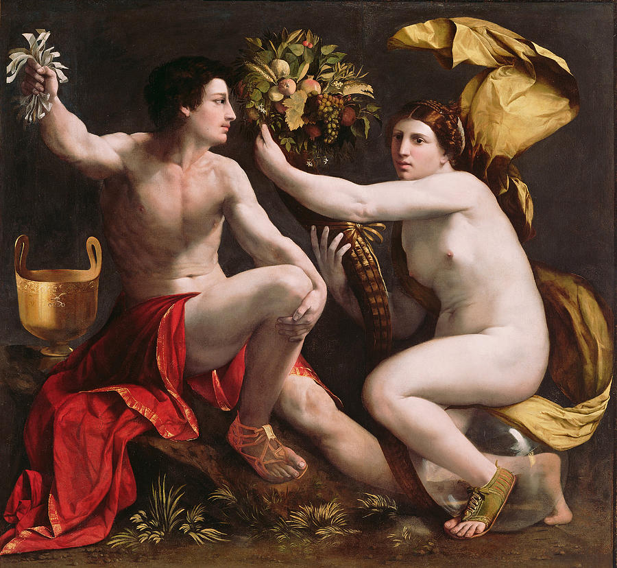 Allegory of Fortune #1 Painting by Dosso Dossi