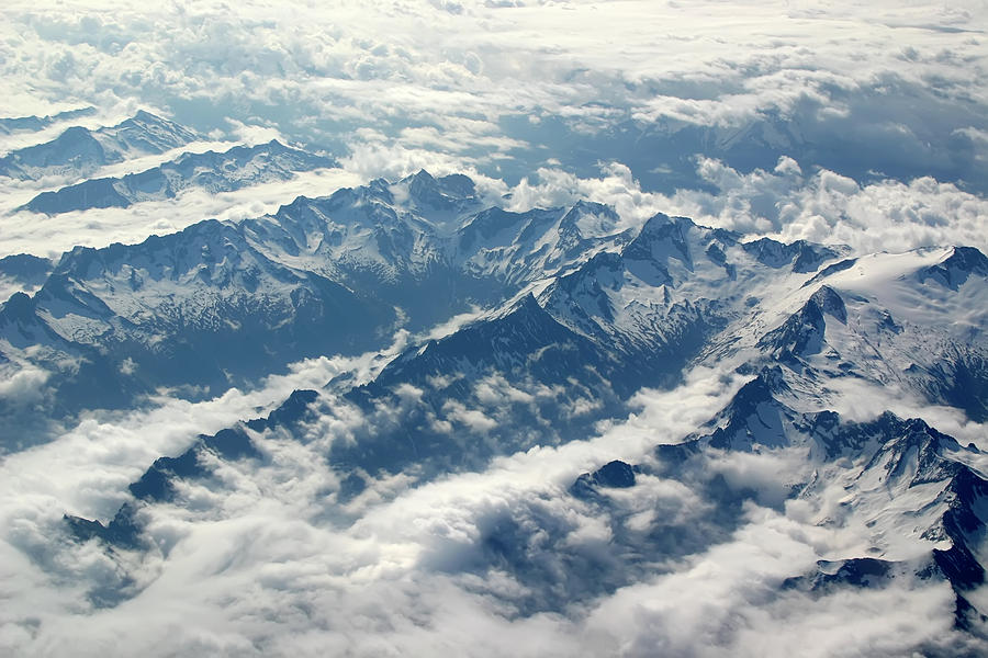 Mountain Photograph - Alpine Clouds #1 by KG Thienemann