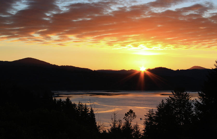 Alsea Bay Sunrise Photograph by Kim Mobley