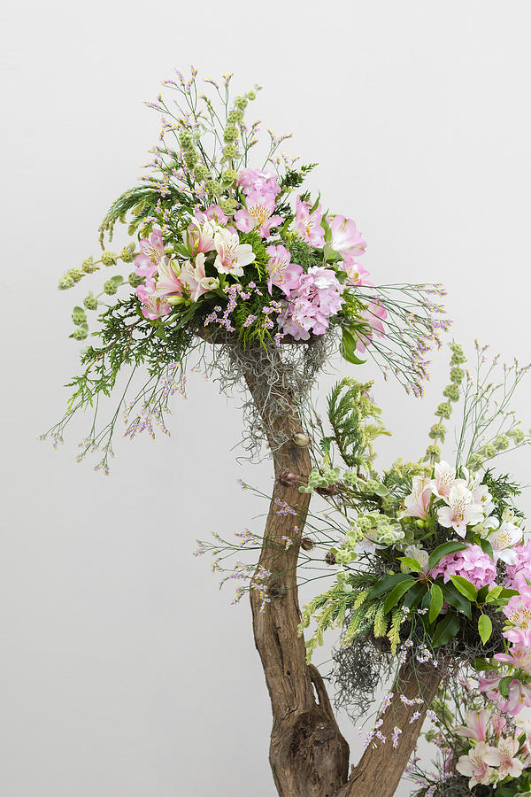 Flowers Still Life Photograph - Alstroemeria flower arrangement  #1 by Chris Smith