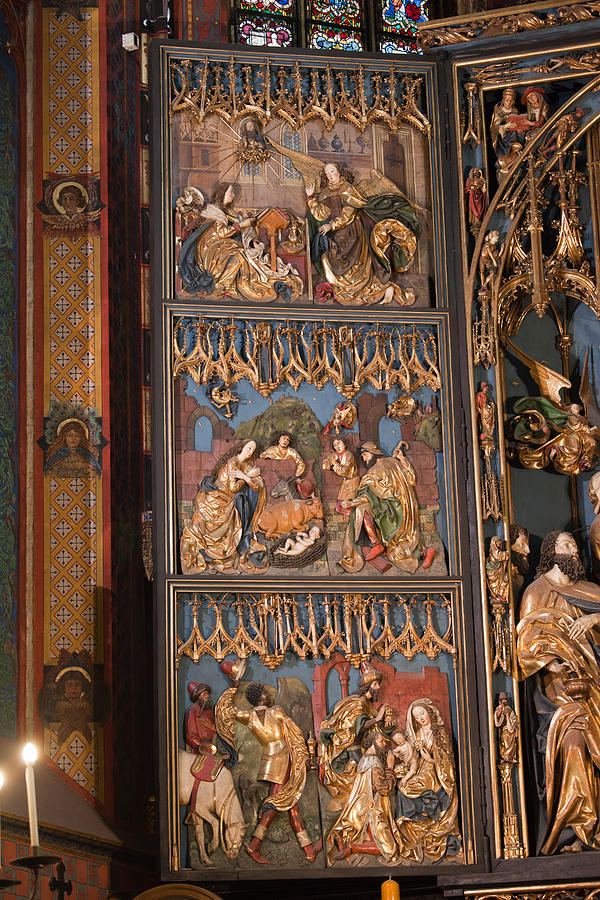 Altarpiece By Wit Stwosz In St Mary S Basilica In Krakow Photograph By Artur Bogacki Fine Art