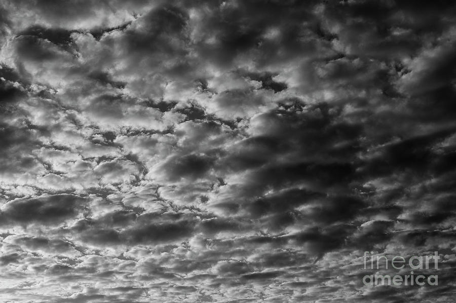 Altocumulus Clouds Patterns #4 Photograph by Jim Corwin