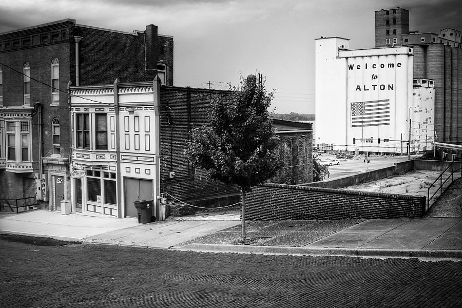 Alton Street in Black And White  #1 Photograph by Buck Buchanan