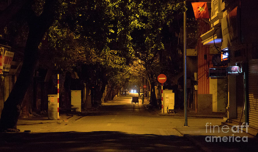 1 am Streets of Hanoi Quiet  Photograph by Chuck Kuhn
