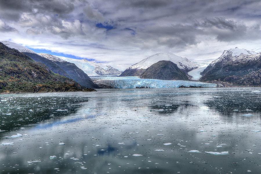 Amalia Glacier Chile #1 Photograph by Paul James Bannerman