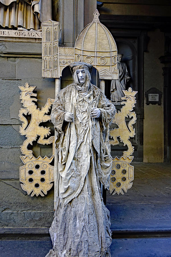 Amazing Living Art In Florence Italy #1 Photograph by Rick Rosenshein