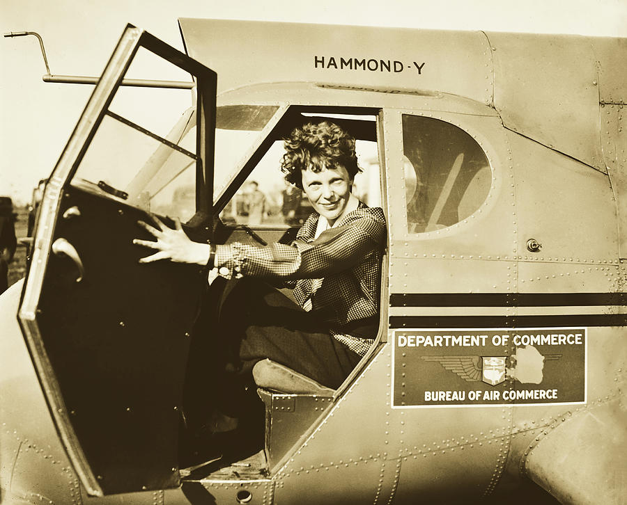 Amelia Earhart 1935 #1 Photograph by Mountain Dreams