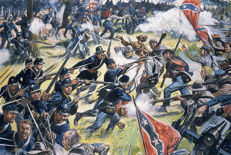 civil war battle paintings